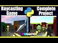 Complete Raycasting Game Project in Python Dead And - RPG FPS Full course with code on github
