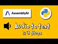 to text using in 3 Main Steps Transcribe MP3