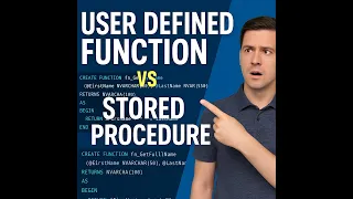SQL Server User Defined Functions vs Stored Procedures