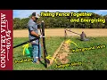 Download Lagu Afwerking van een elektrische omheining met hoge treksterkte. Ondergrondse draad, isolatoren en e...