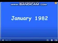 Starfall Calendar January 1982 Title Card