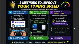 Best Methods to Improve Your Typing Speed Type Faster More Accurately