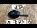 How to change a BMW diamond key battery E46 E39 X3 X5 Z4