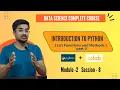 List Functions and Methods in Python - part 2 Python for Data Science Data Science full course