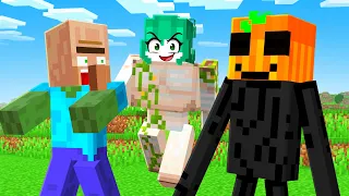 ESCONDITE pero Somos MOBS con AMIGOS en Minecraft
