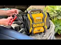 How To Jump Start A Car With A Dewalt Battery Jump Starter