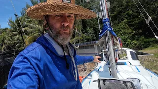 Trying to Paint The Decks While Battling Endless Rain in Malaysia – REFIT SERIES