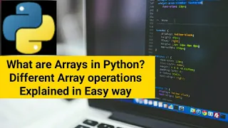 Arrays in Python Python Array Operations Array in Python with Examples Explained