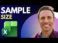 How to Calculate Sample Size Using Excel Quick Guide