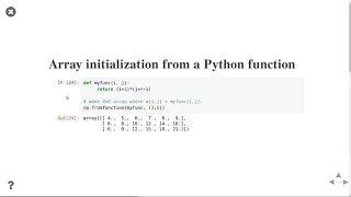 Lecture 6 Numerical Python Part 2