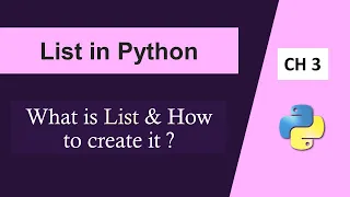 Python Tutorial in Hindi What is List in Python Creating List in Python List in Python
