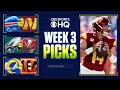 NFL Week 3 Betting EXPERT PICKS For This Week s TOP GAMES I CBS Sports