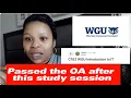 WGU D322 Intro To IT Study Session WGU Software Engineering Degree Part 1