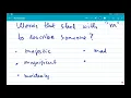 words that start with m to describe someone