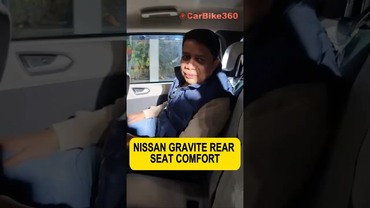 Nissan Gravite Rear Seat Comfort