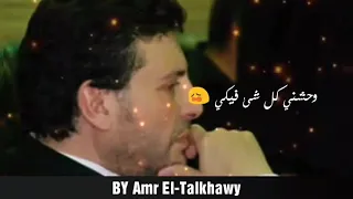 أجمل حالات واتس آب     هاني شاكر  حبيبة قلبي وحشاني دندنها