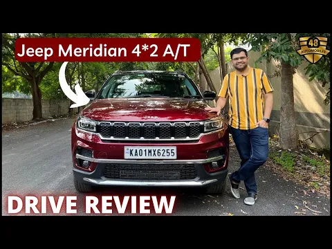 Jeep Meridian 4*2 Automatic Detailed Drive Review in Hindi - Mileage | Stability | Performance ||