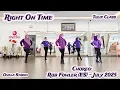 Download Lagu Right On Time Line Dance | Tulip Class | Level:IntermediateChoreo:Rob Fowler (ES) - July 2025