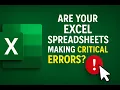 Are Your Excel Spreadsheets Making Critical Errors Advanced Data Validation in Excel