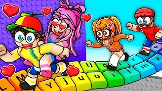 ROBLOX HUG KEYBOARD ESCAPE WITH MY GIRLFRIEND