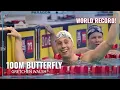 2 World Records in 1 Day for Gretchen Walsh in 100M Butterfly 2025 TYR Pro Series Ft Lauderdale