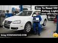 How To Reset VW Airbag Light Using - COM Clear SRS Faults