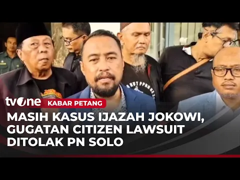 PN Solo Tolak Gugatan Ijazah Jokowi