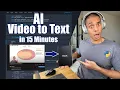 Transcribe to Text with Python and Watson in 15 Minutes