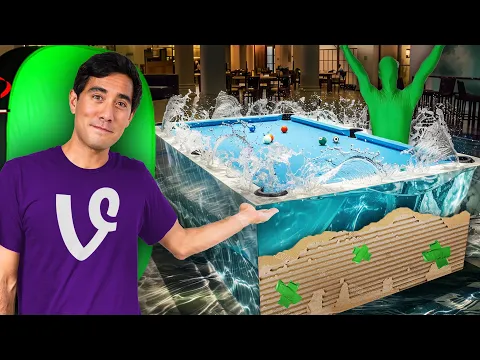 His VFX team made the WRONG kind of pool | Best Zach King Tricks - Compilation #43