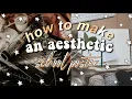 How to make an aesthetic school poster