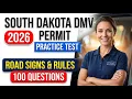 South Dakota DMV Permit Practice Test 2026 Realistic Road Signs and Driving Rules 100 Questions