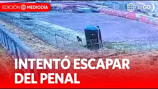 Interno intentó escapar del penal de Cusco y fue recapturado | Edición Mediodía | Noticias Perú