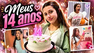 MEU ANIVERSÁRIO DE 14 ANOS! Ganhei muitos presentes 🤩
