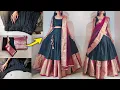 Lagu Perfect pleated lehenga skirt cutting stitching for beginners step by step | lehenga skirt stitching
