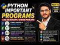 Python Interview Questions List Dictionary String Problems Part-73
