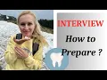 Dental School Interview How to Prepare