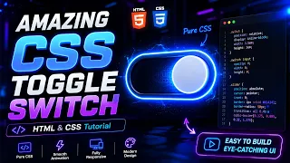 Build an Amazing CSS Toggle Switch with AI HTML CSS Button Tutorial for Beginners