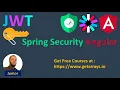 JSON Web Token with Spring Security and Angular FREE COURSE