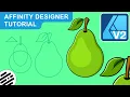 Affinity Designer Tutorial How to Draw a Pear