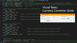 Visual Basic Simple Currency Converter - part 1 Getting Started