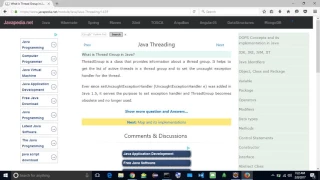 What is Thread Group in Java javapedia net