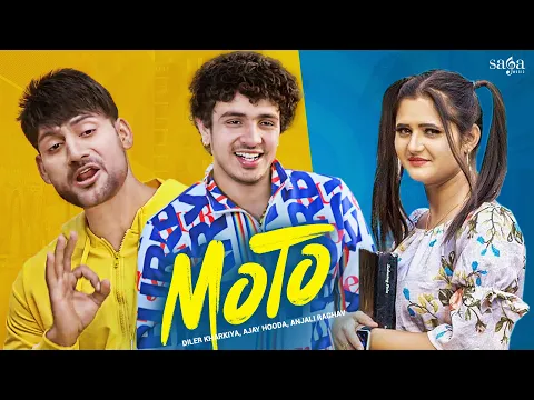 Download MP3 Haye Re Meri Moto - Ajay Hooda, Diler Kharkiya | Anjali Raghav | Moto Song | Saga Music