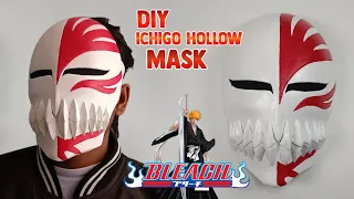 how to make ichigo hollow mask from bleach cardboard mask diy