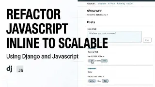 Refactoring Django Network JavaScript From Messy Inline Scripts to Clean Scalable Frontend Logic