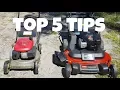 Top 5 Tips for Buying USED Lawn Mowers