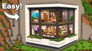 Minecraft: How to build a Mountain House | Tutorial🏠