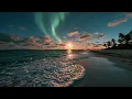 Ocean Waves ASMR | Ocean Sounds For Sleeping And Deep Sleep Sounds With Calming Aurora Ambience