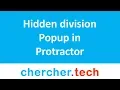 Hidden Division Popup in Protractor - Chercher tech Calendar PopUP