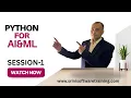 PYTHON FOR AIML ABOUT COMMENTS VARIABLES INPUT-PRINT STATEMENTS