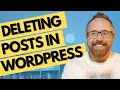 How to Delete a Post in WordPress